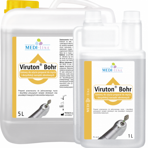 Viruton Bohr - soluție gata de utilizare pentru curățarea și dezinfectarea instrumentelor rotative